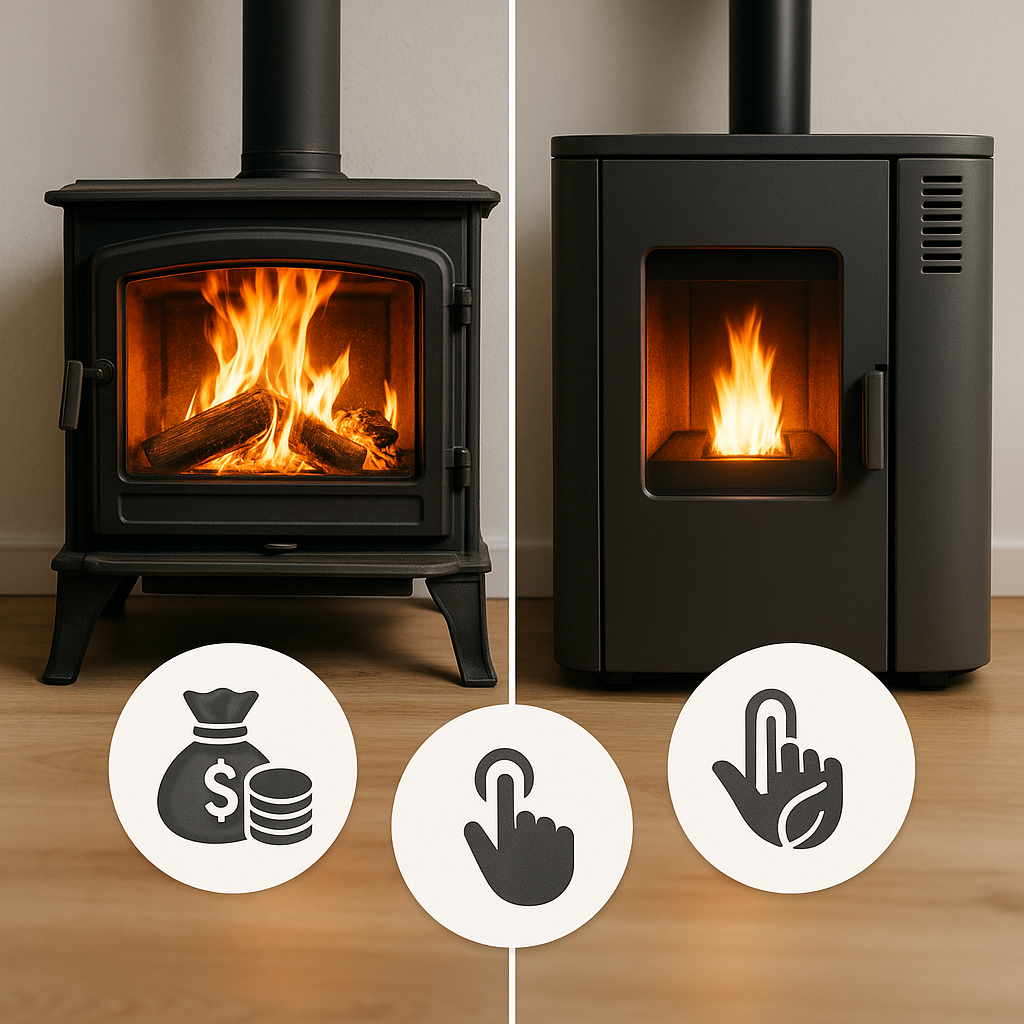 Houtkachel en pelletkachel: welke is beter voor jouw huis?